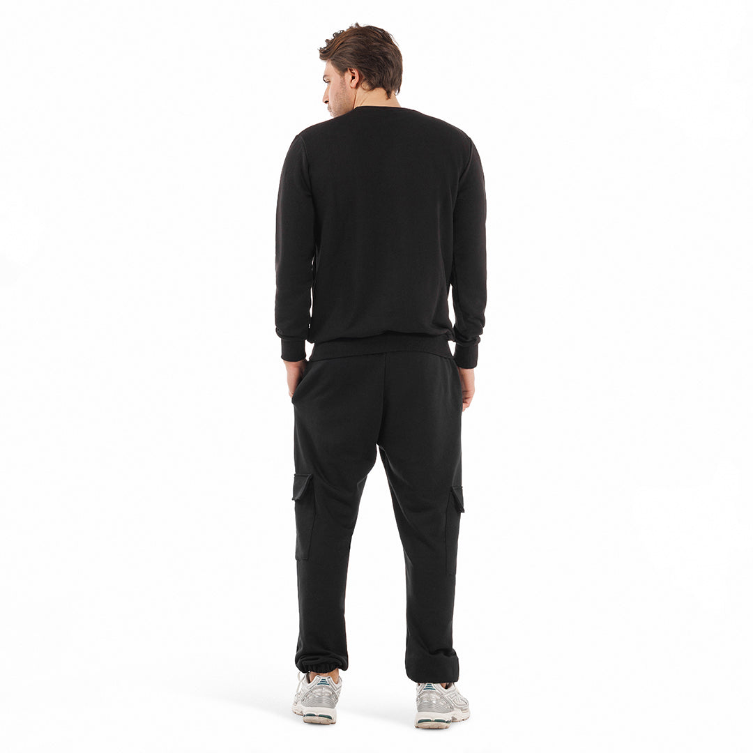 Felpa uomo manica lunga paricollo regular