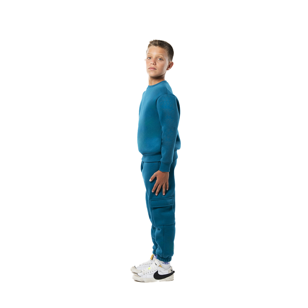 Felpa bimbo manica lunga paricollo regular