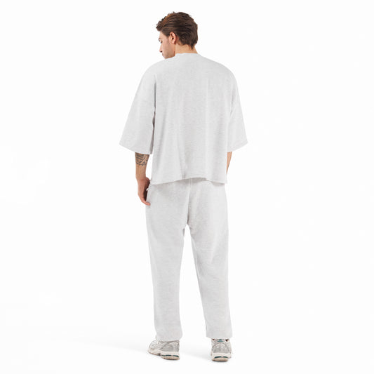 Felpa unisex paricollo manica 3/4 boxyfit