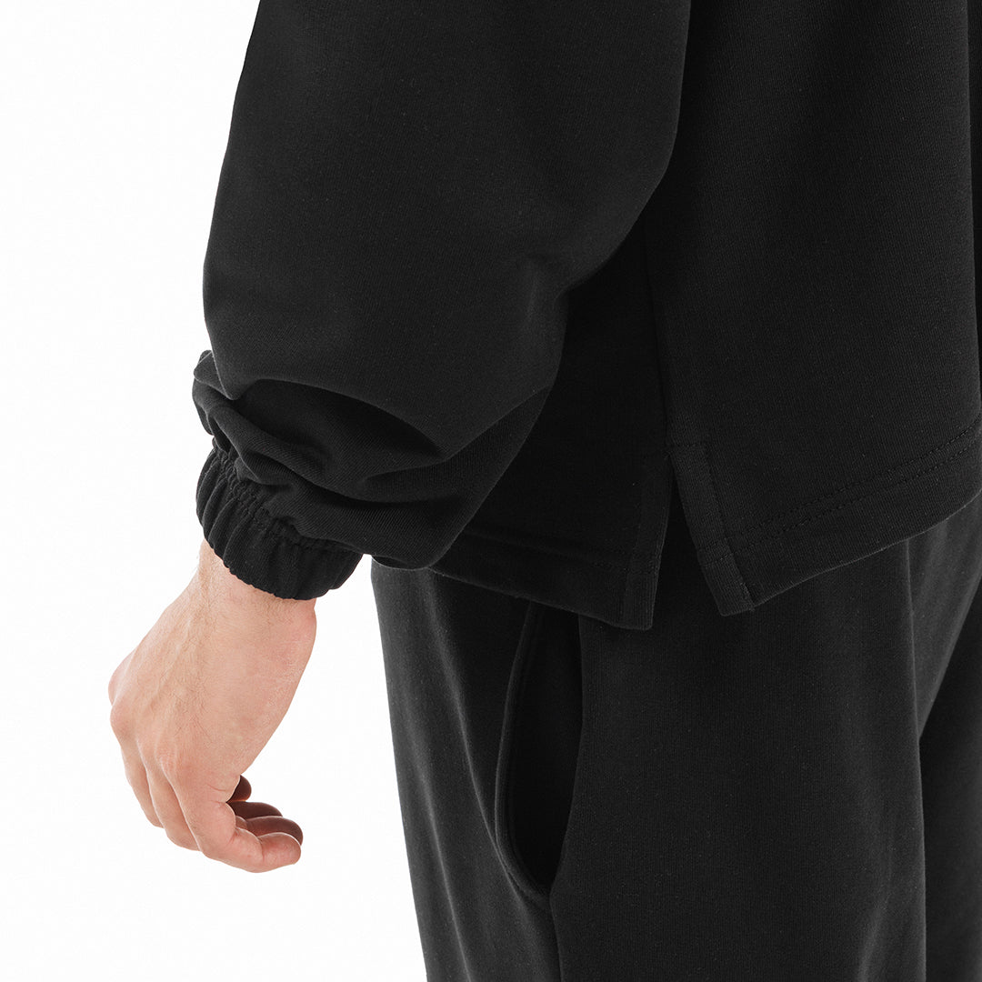 Felpa unisex paricollo manica lunga boxyfit