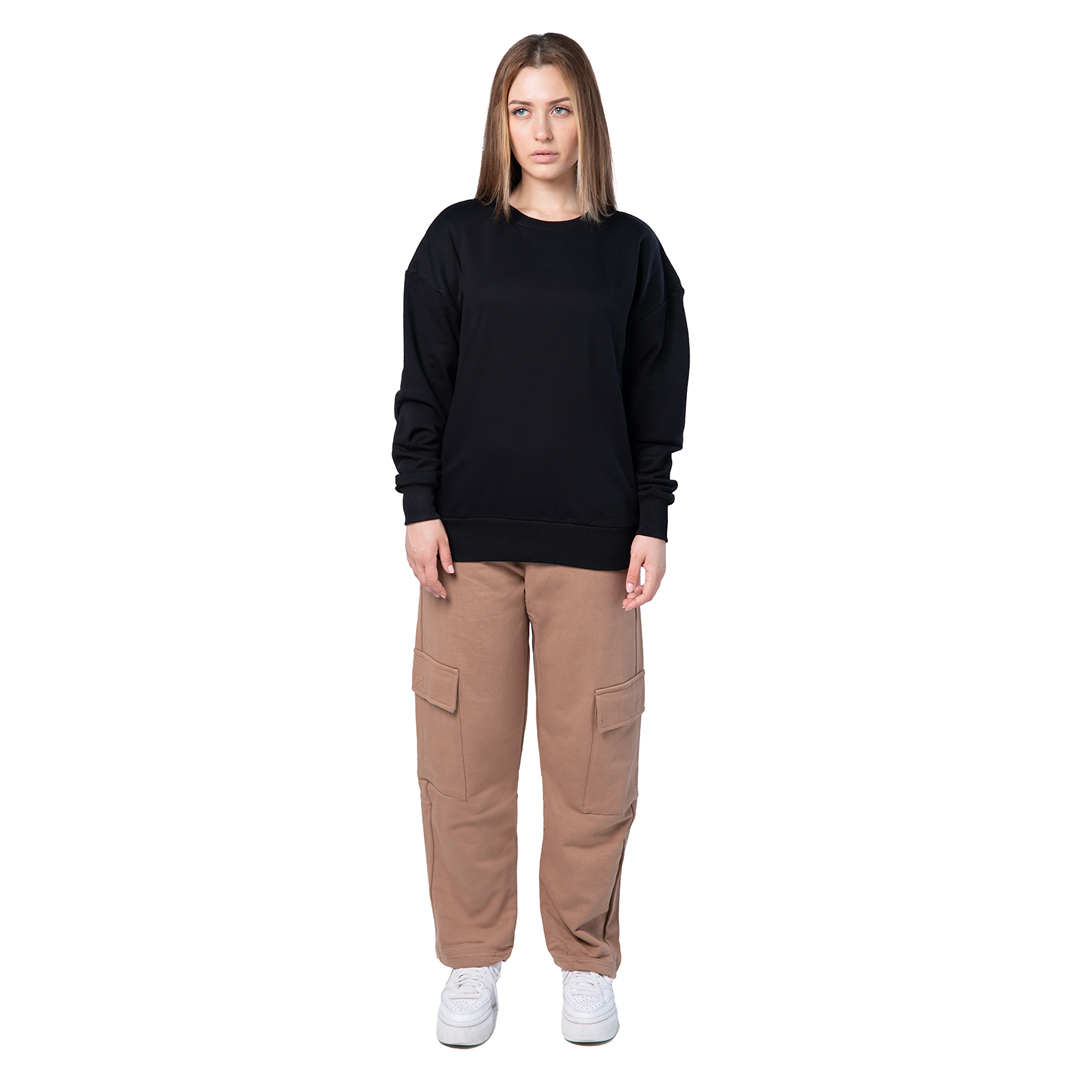 Felpa unisex paricollo manica lunga boxyfit