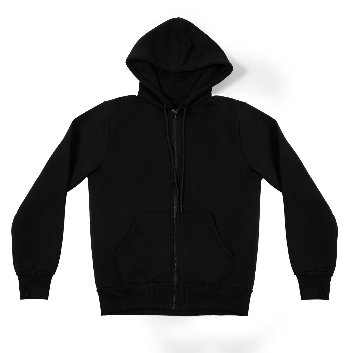 BOX 5 PZ - 6503 - Felpa uomo regular cappuccio, marsupio e zip manica lunga 300 gr/m2 non garzato