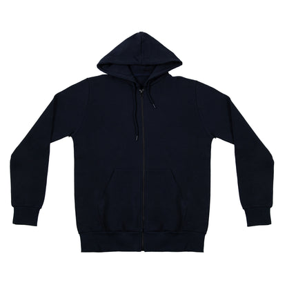 BOX 5 PZ - 6503 - Felpa uomo regular cappuccio, marsupio e zip manica lunga 300 gr/m2 non garzato