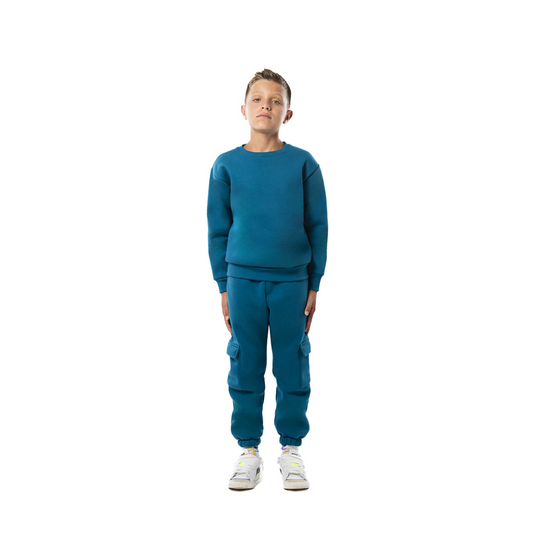 Felpa bimbo manica lunga paricollo regular