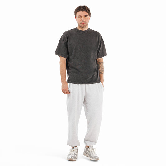 T shirt uomo boxyfit manica corta slavata