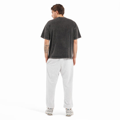 BOX 5 PZ - LU2959LAV - Tshirt uomo boxyfit manica corta slavata 210gr/m2