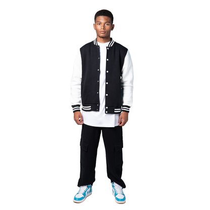 BOX 5 PZ - LU7781 - College uomo manica lunga comodo  310 gr/m2 garzato
