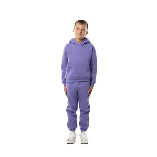 Felpa bimbo cappuccio marsupio manica lunga boxyfit