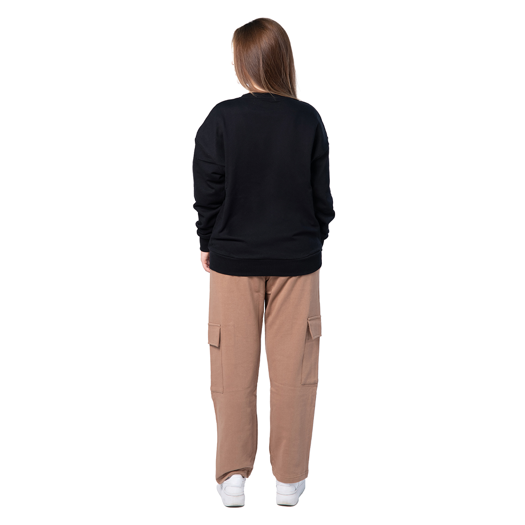 Felpa unisex paricollo manica lunga boxyfit