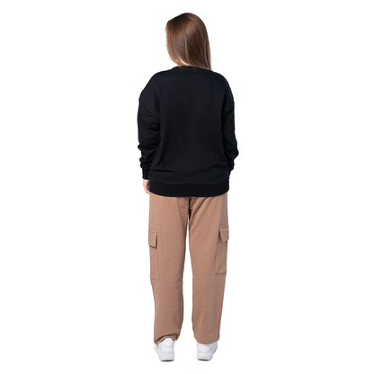 Felpa unisex paricollo manica lunga boxyfit