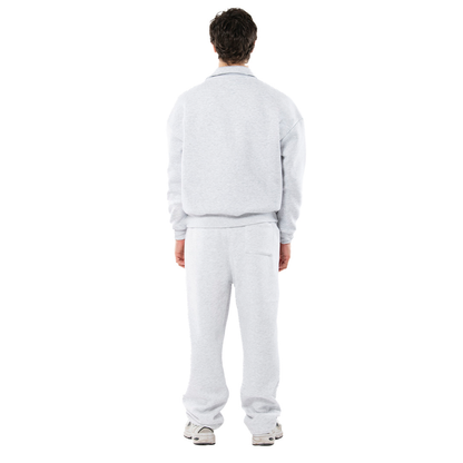 BOX 3 PZ - YU3095 - Felpa unisex collo alto mezza zip manica lunga boxyfit 310 gr/m2 garzato
